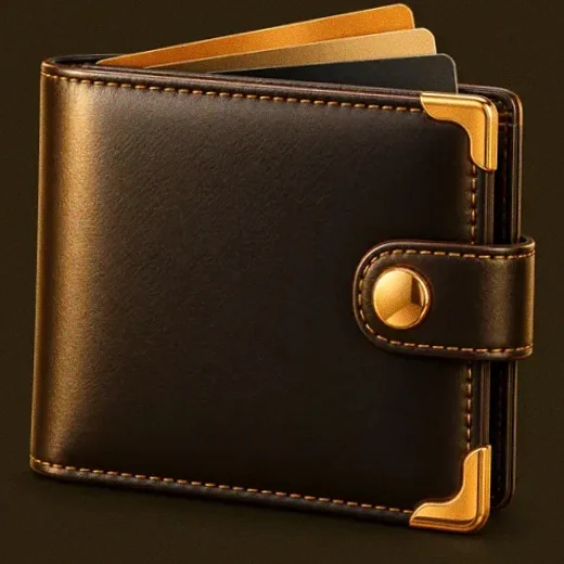 Leather wallet — Richard