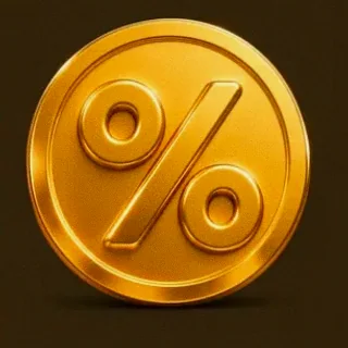 Gold percent coin — Richard