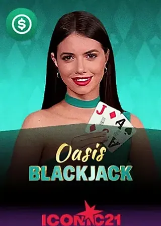 Oasis Blackjack live game cover