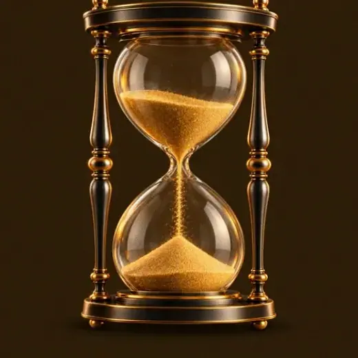Ornate hourglass — Richard