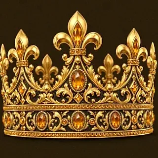 Ornate royal crown — Richard