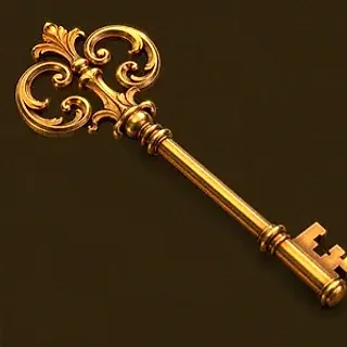 Ornate antique key — Richard