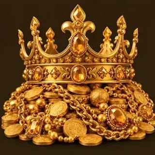 Gold treasure pile — Richard
